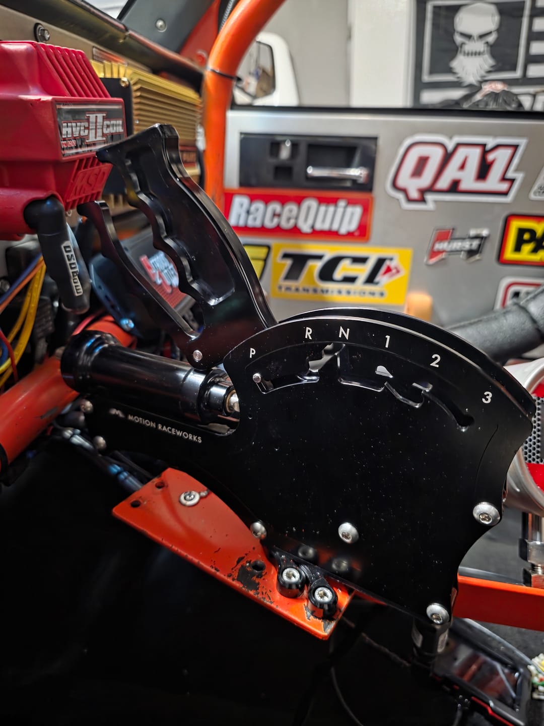 Customer photo review of TH400 3 Speed Reverse Pattern Operator Series Billet Shifter Front Exit