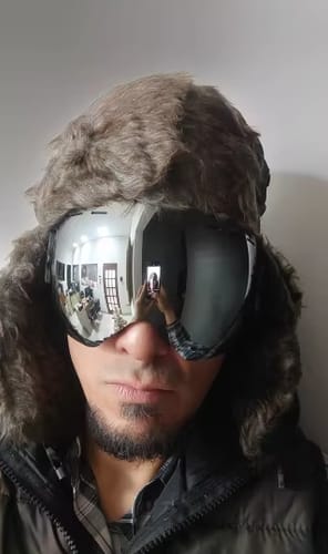 Customer photo review of SnowFlex Vision™ - Snow Goggles