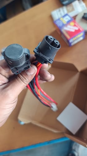 Customer photo review of Okinawa Charging Socket - Chagori Female with 2 wires