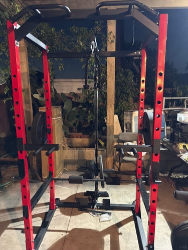 Customer photo review of EVOLPOW P2A Brute All-in-One Power Rack Home Gym - For Beginner