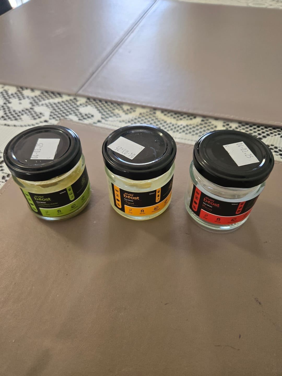 Customer photo review of Everboost Sea Moss Gel Starter Pack