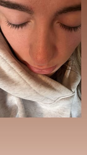 Customer photo review of Lash Growth Serum