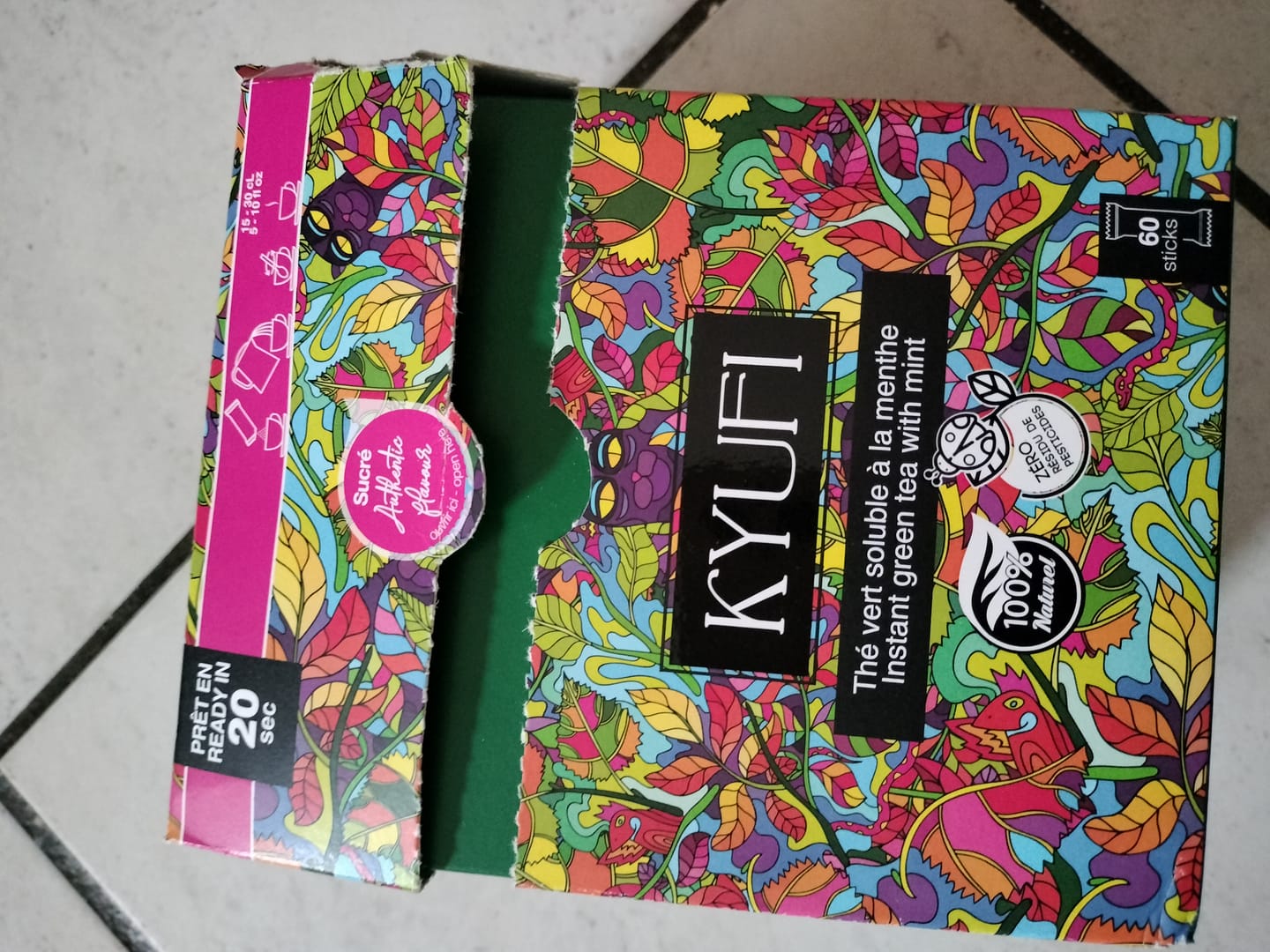 Customer photo review of Thé Noir Instantané À La Menthe - Recette Authentique