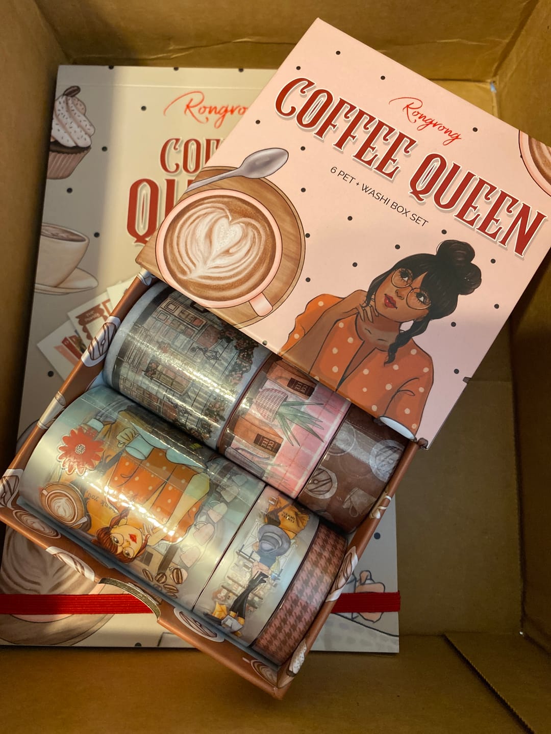 Customer photo review of Coffee Queen Planner Sticker Book