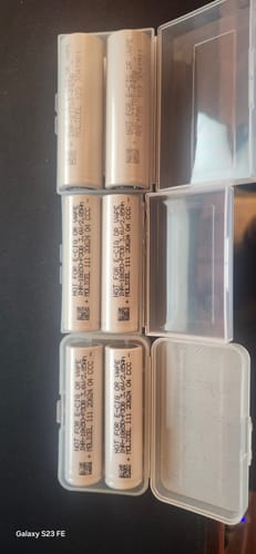 Customer photo review of Molicel P30B 18650 3000mAh 30A Battery