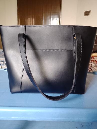 Customer photo review of Black Belle The Tote Bag