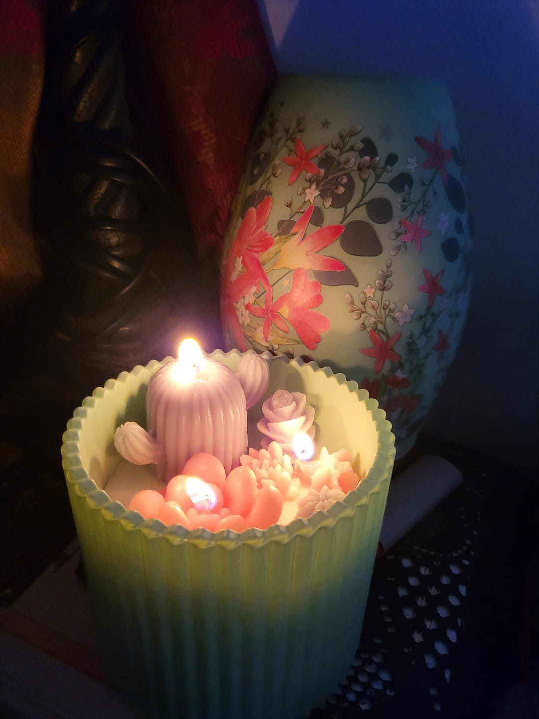 Customer photo review of Cactus Blossom (Candle)