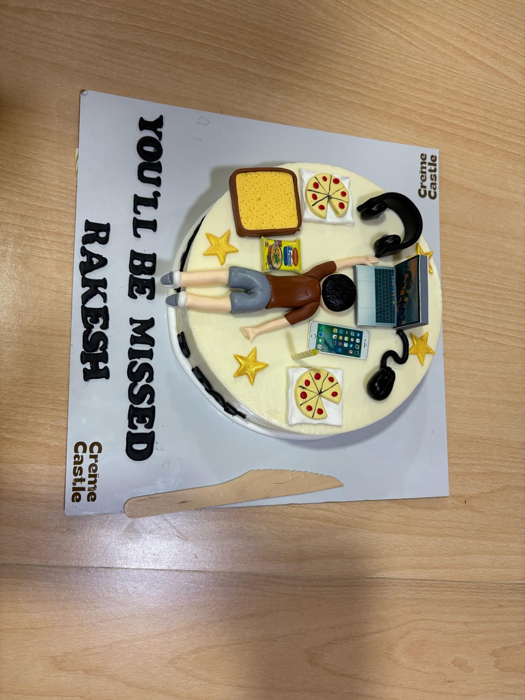 Customer photo review of Lazy laptop lover cake