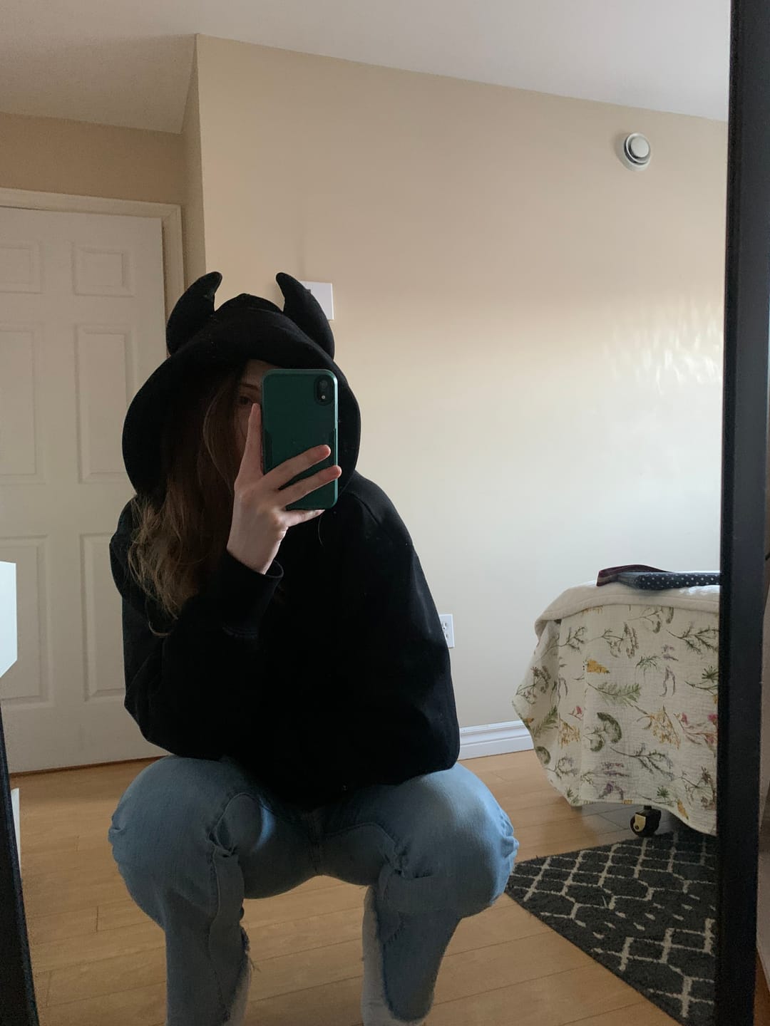 Customer photo review of DEVIL HOODIE - BLACK