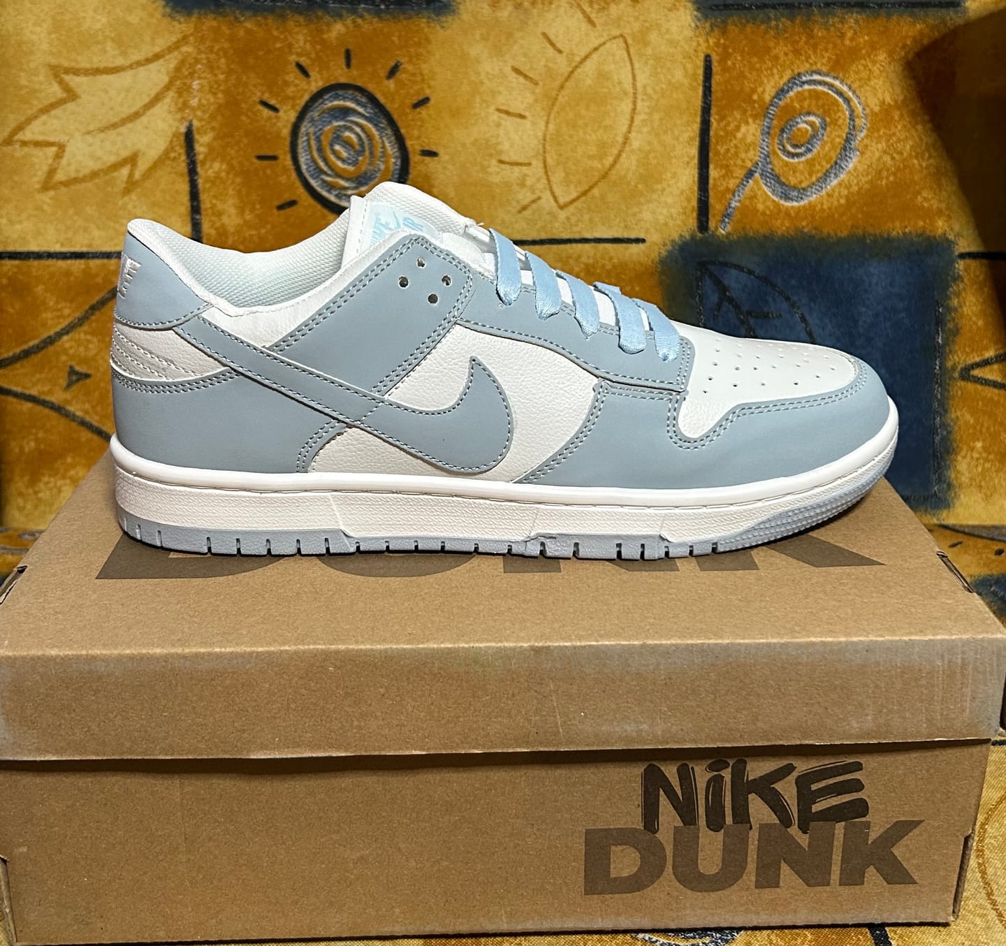 Customer photo review of Tenis Dunk Niebla Blanco Niebla