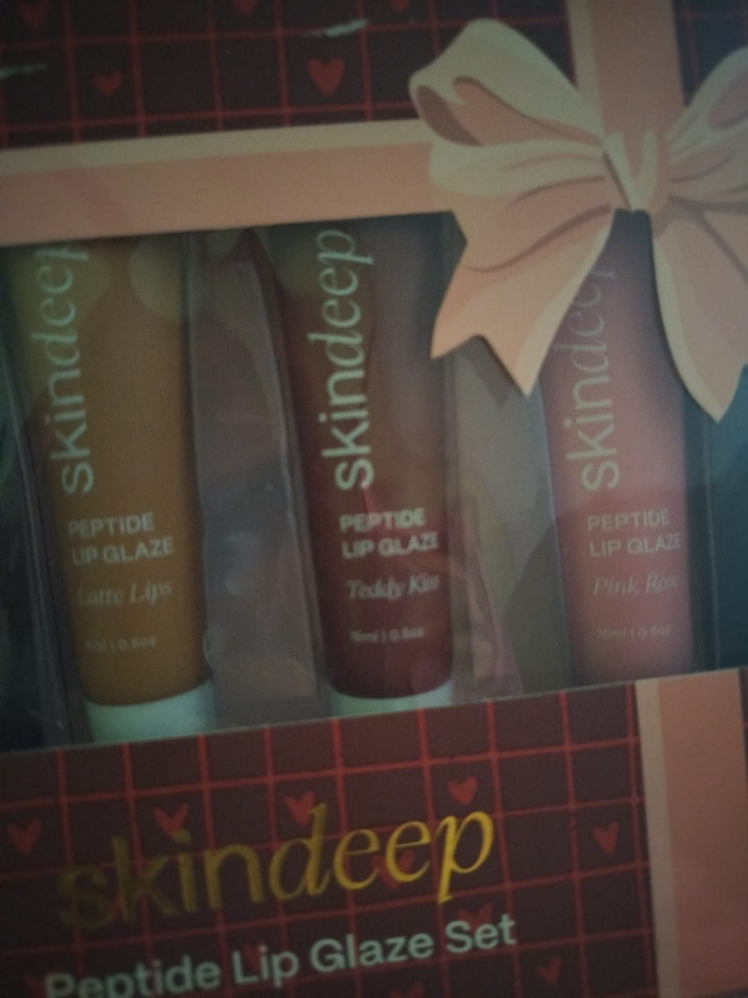 Customer photo review of Peptide Lip Glaze Set