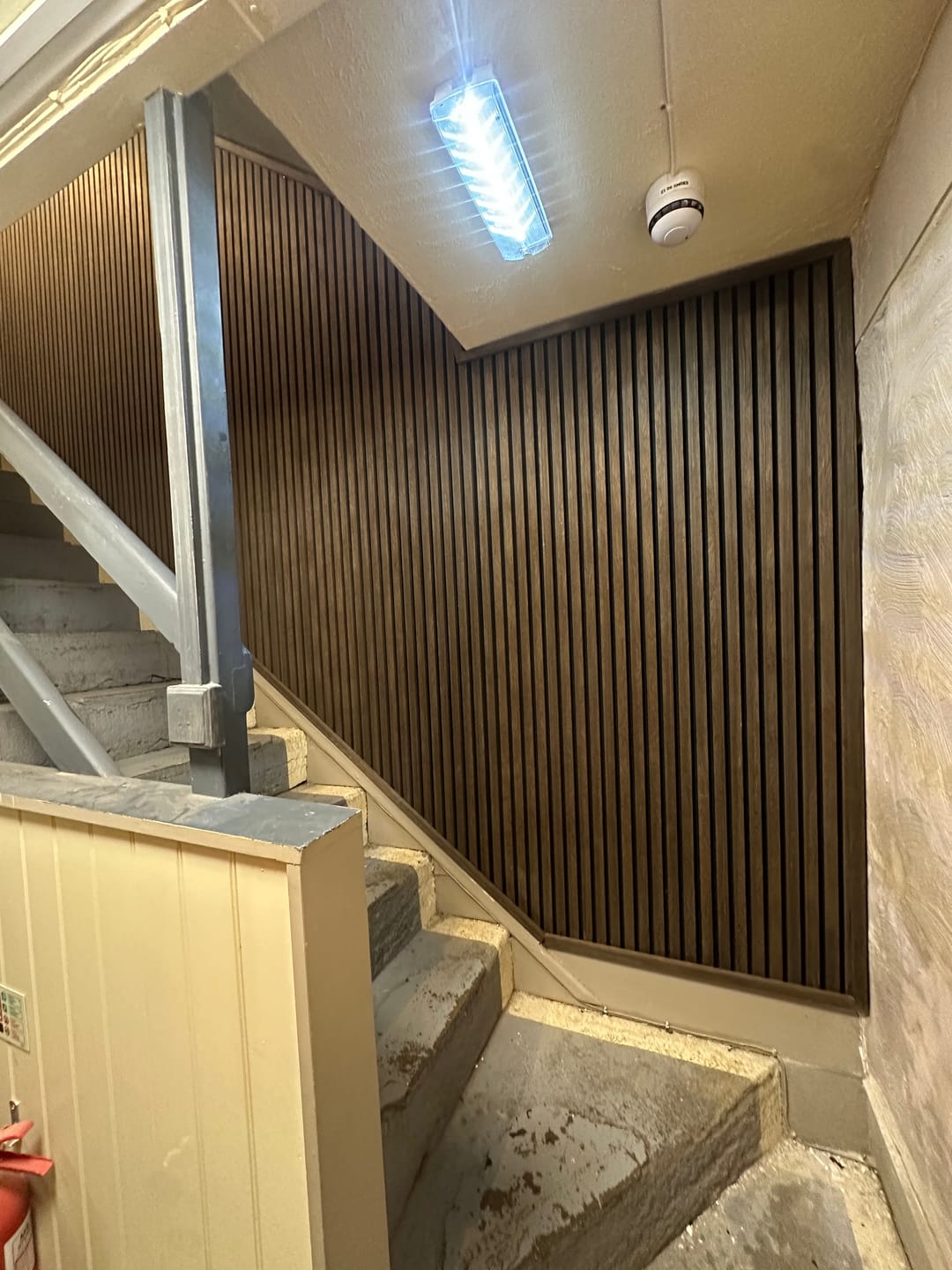 Customer photo review of Wooden Wall Panel | Smoked Oak | Premium 3-sided Wood Veneer