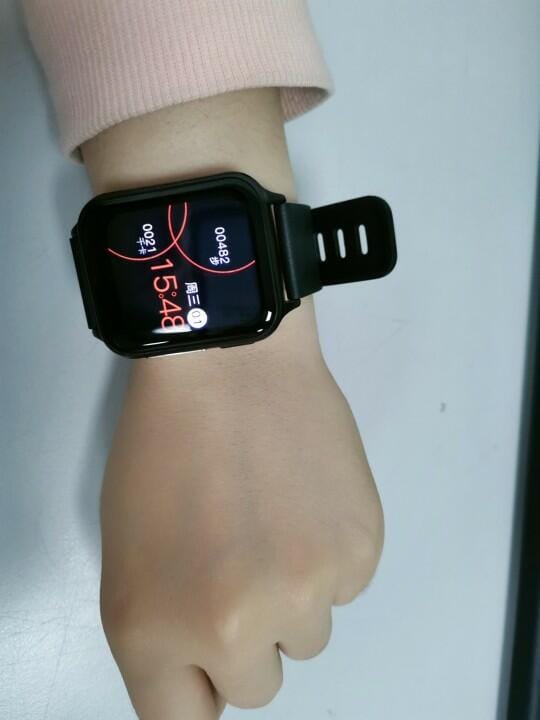 Customer photo review of Bearscome CFDA G10 With ECG Blood Oxygen Sleep Monitoring Health Sports SmartWatch
