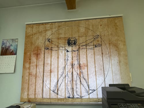 Customer photo review of Lamellenvorhang mit Motiv