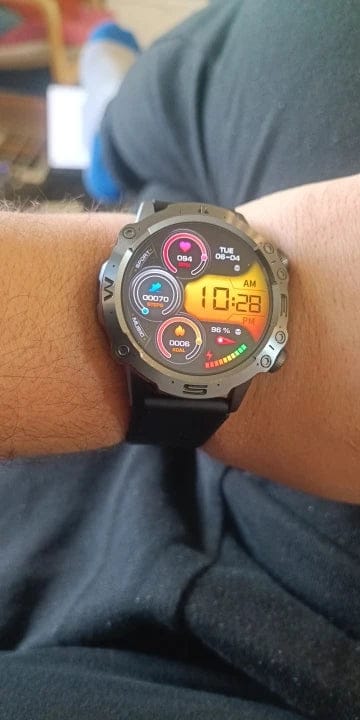 Customer photo review of Bearscome PRO 3 High-end ECG/EKG blood sugar health HD sports smart watch
