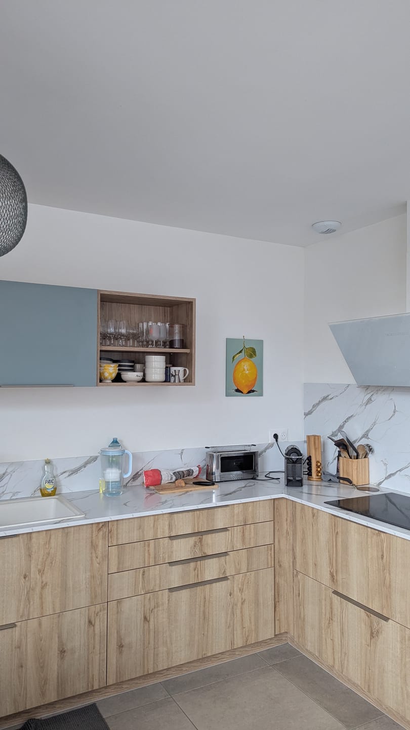 Customer photo review of Tableau Cuisine "Citron" - Décoration Murale Lumineuse