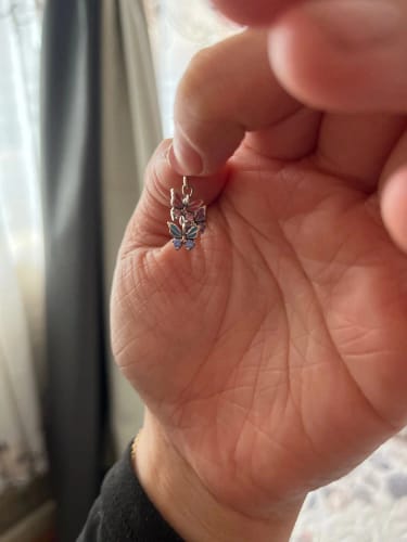 undefined review of 925 Sterling Silver Spring Butterflies Charm image 1 out of 1