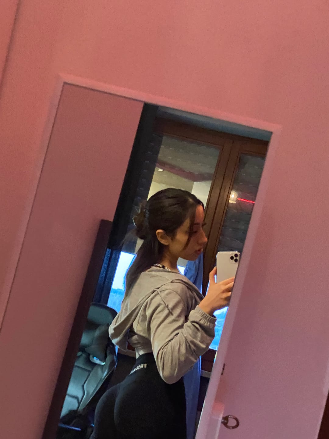 Customer photo review of Leggings Push up Gym Fashion Nero