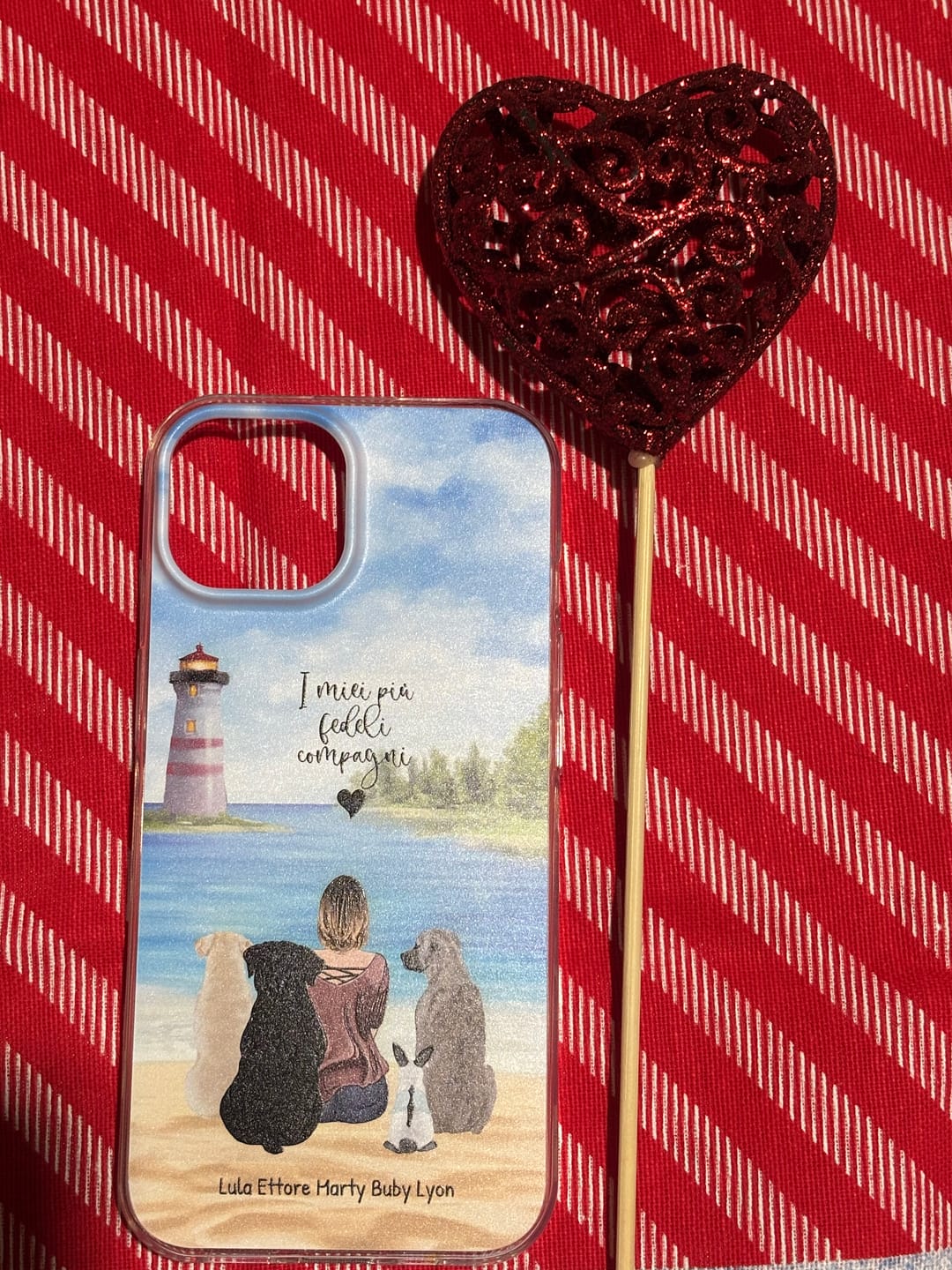 Customer photo review of Insieme al mio animale domestico – Custodia per il telefono personalizzata