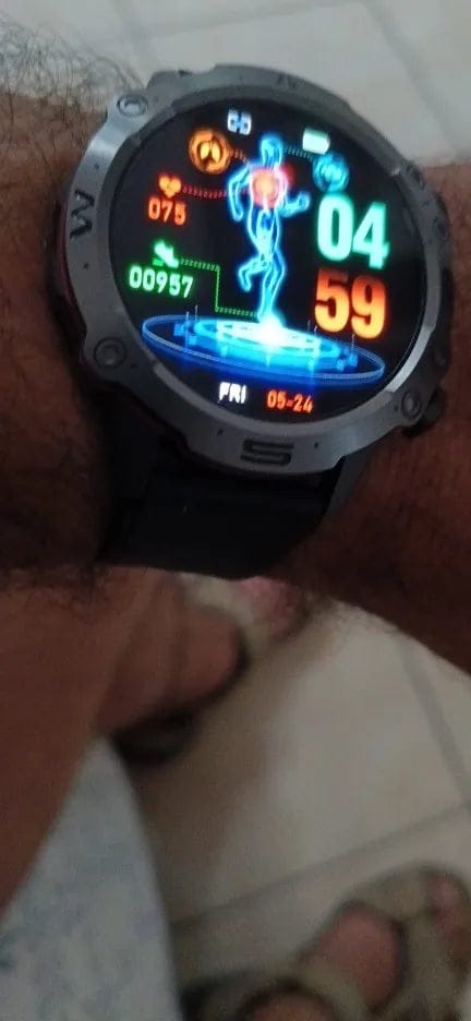 Customer photo review of Bearscome PRO 3 High-end ECG/EKG blood sugar health HD sports smart watch