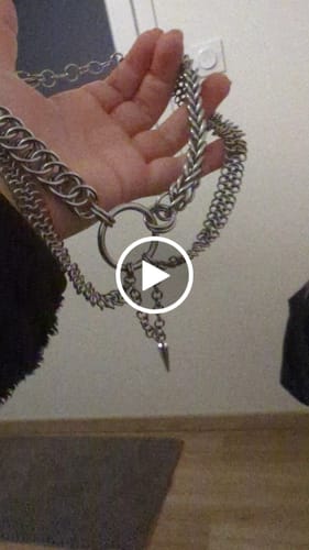 Customer video review of Fetish Choker (4 variants)