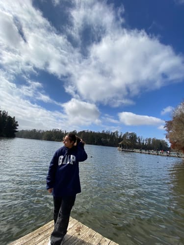 Customer photo review of Pants Cargo Bolsillos Negro