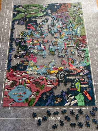 Customer photo review of Wine Puzzle - France