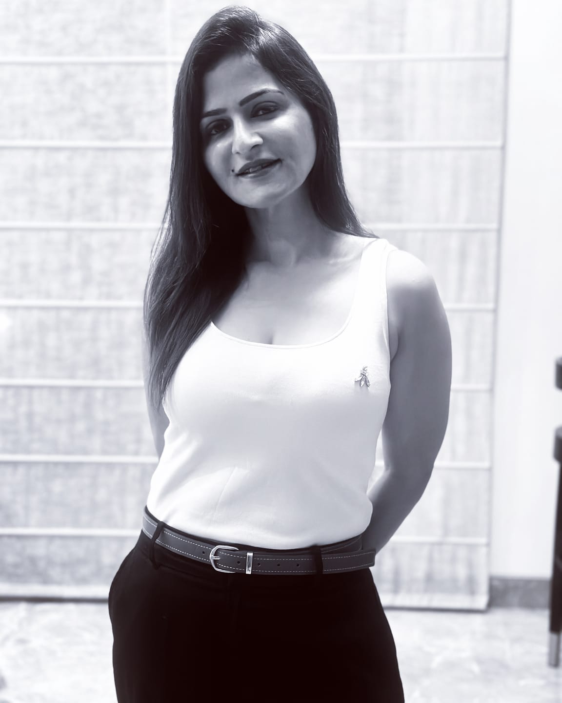 Customer photo review of Signature Terry Wide Leg Pants