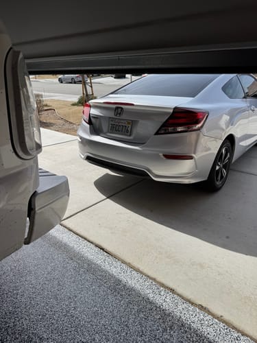 Customer photo review of 1994-2011 CALIFORNIA LICENSE PLATE - BLACK WITH WHITE TEXT 6"x12" (156.5mm x 305mm)