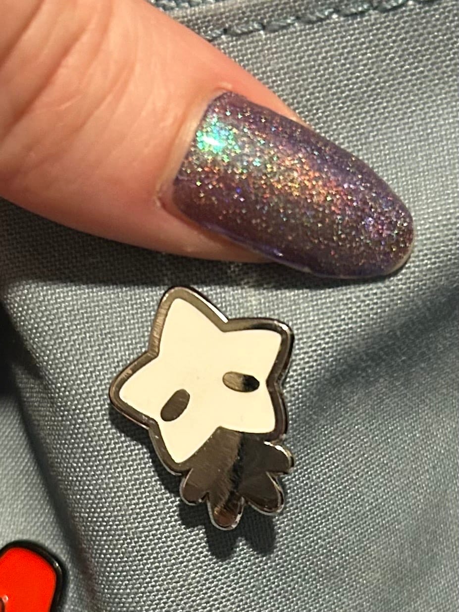 Customer photo review of Star Baby Enamel Pins