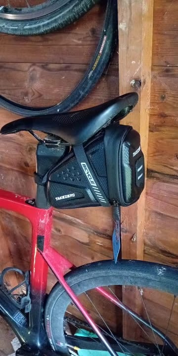 Customer photo review of Takezero Satteltasche