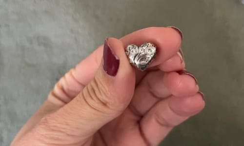 S. review of 925 Sterling Silver Tree of Life Heart Charm image 1 out of 1