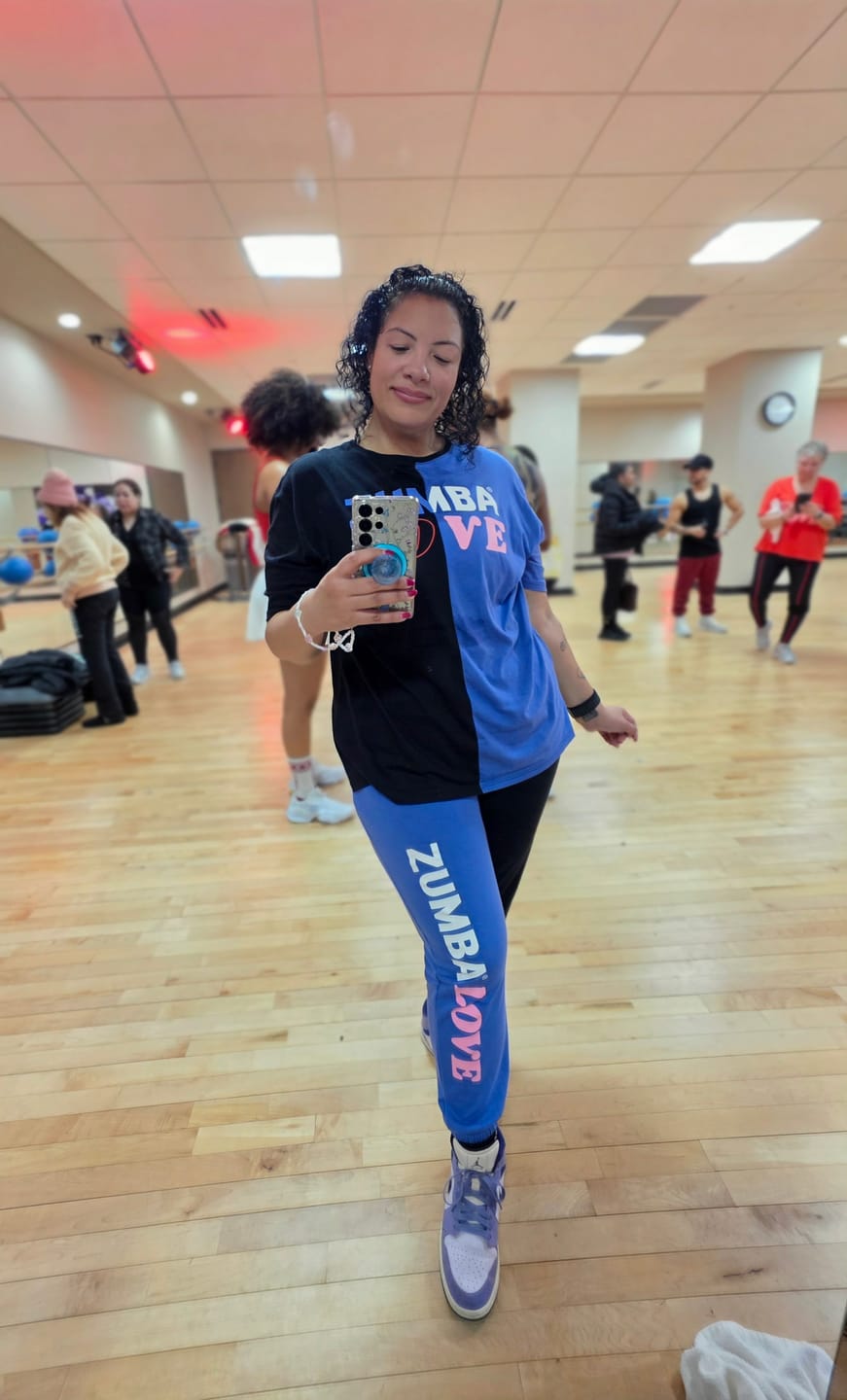 Customer photo review of Zumba Love Men's Slouch Sweatpant