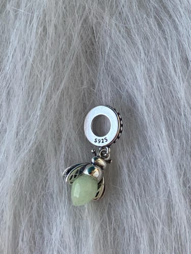 Customer photo review of 925 Sterling Silver Firefly Charm