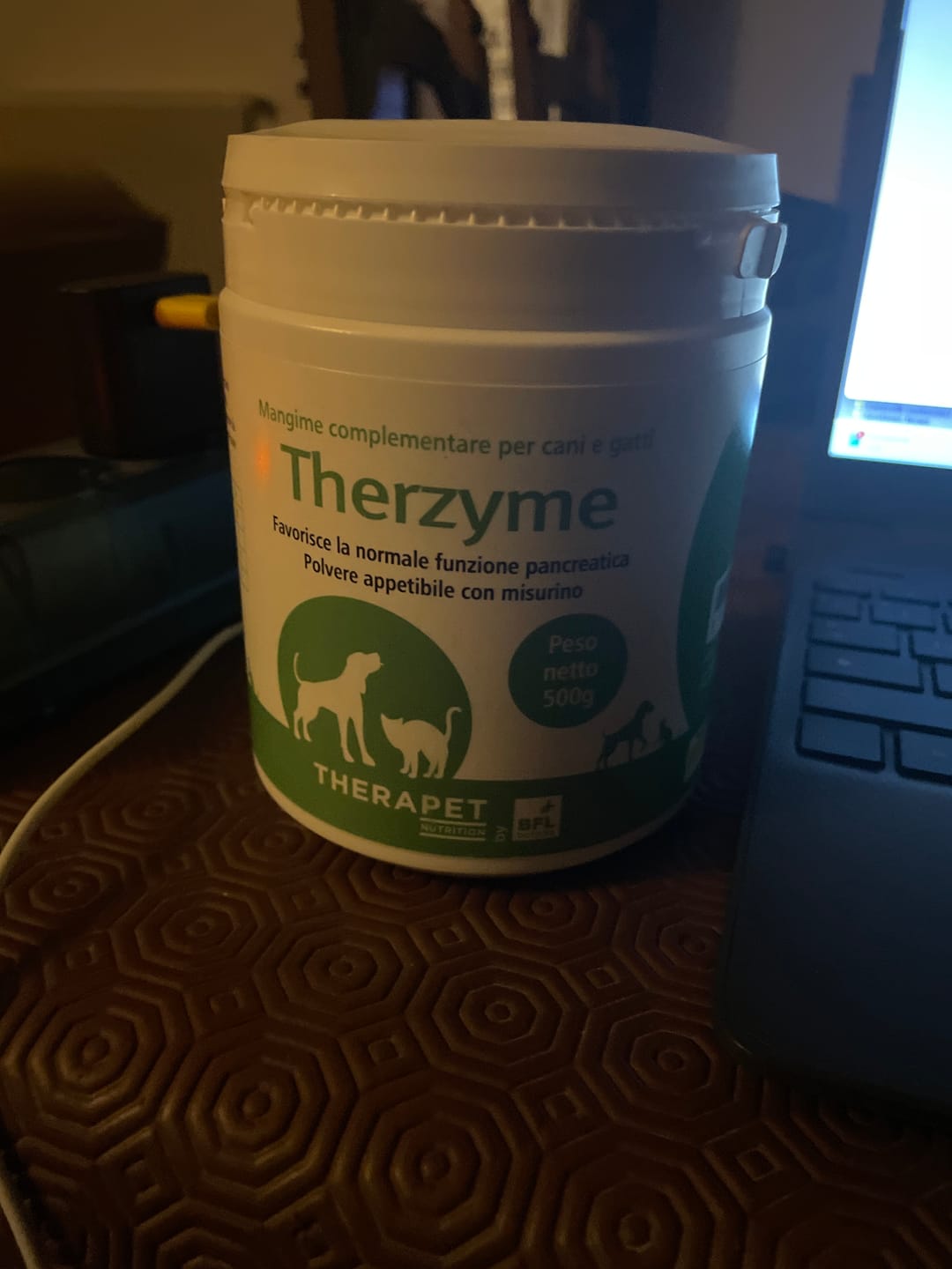 Customer photo review of THERZYME (500 gr) – Mangime per Salute Pancreatica Di Cani e Gatti