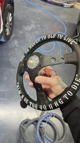 Customer photo review of 330MM Vx Streetline Drift Steering Wheel