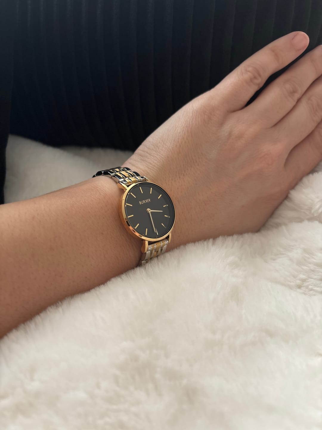Customer photo review of Ruby Petite Black Gold Silver