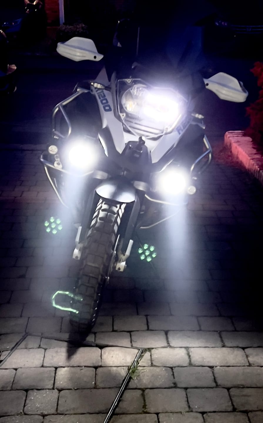 Customer photo review of Driving Light Mount - BMW R1250GS Adventure '19-'23 & R1200GS Adventure '14-'18