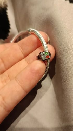 Customer photo review of 925 Sterling Silver Watch Charm
