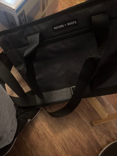 Customer photo review of The Ultimate Vinyl Record Carry Bag V2.0