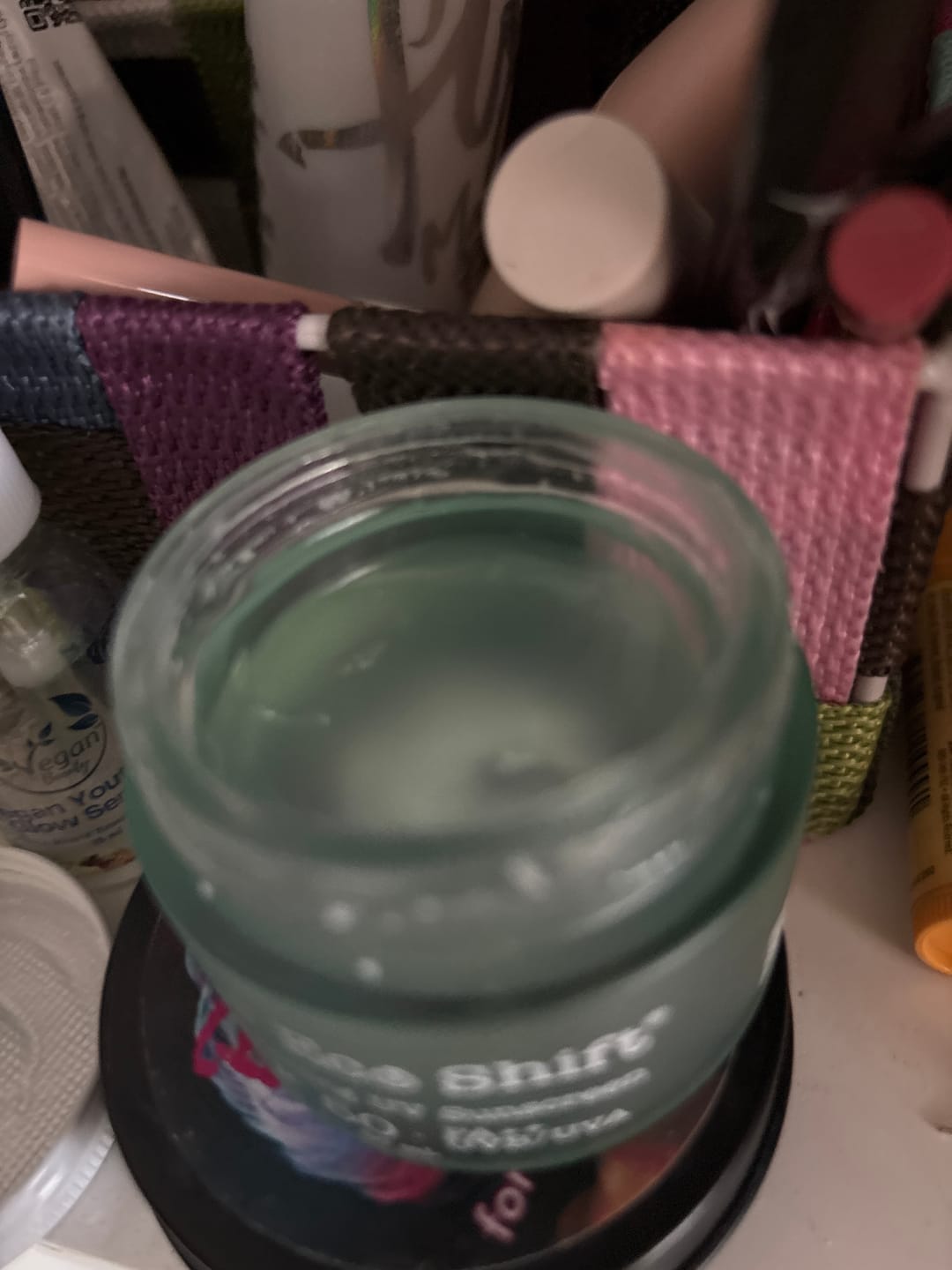 Customer photo review of Brightening UV Sunscreen & Skin Primer with SPF 50