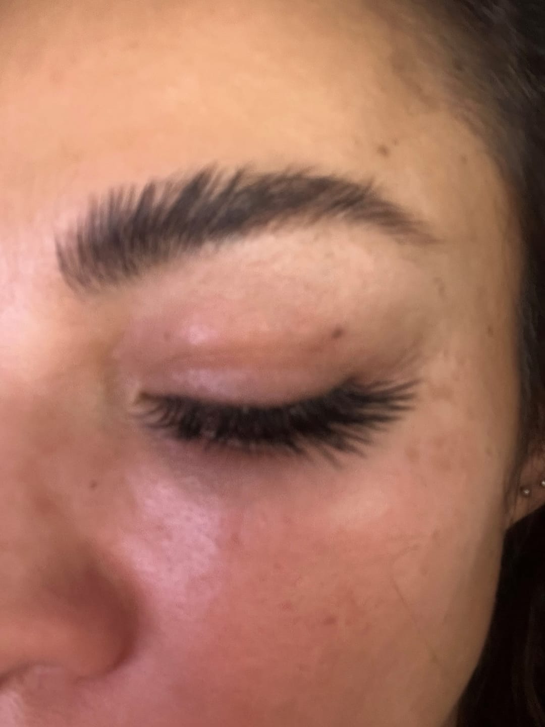 Customer photo review of brow styling wax