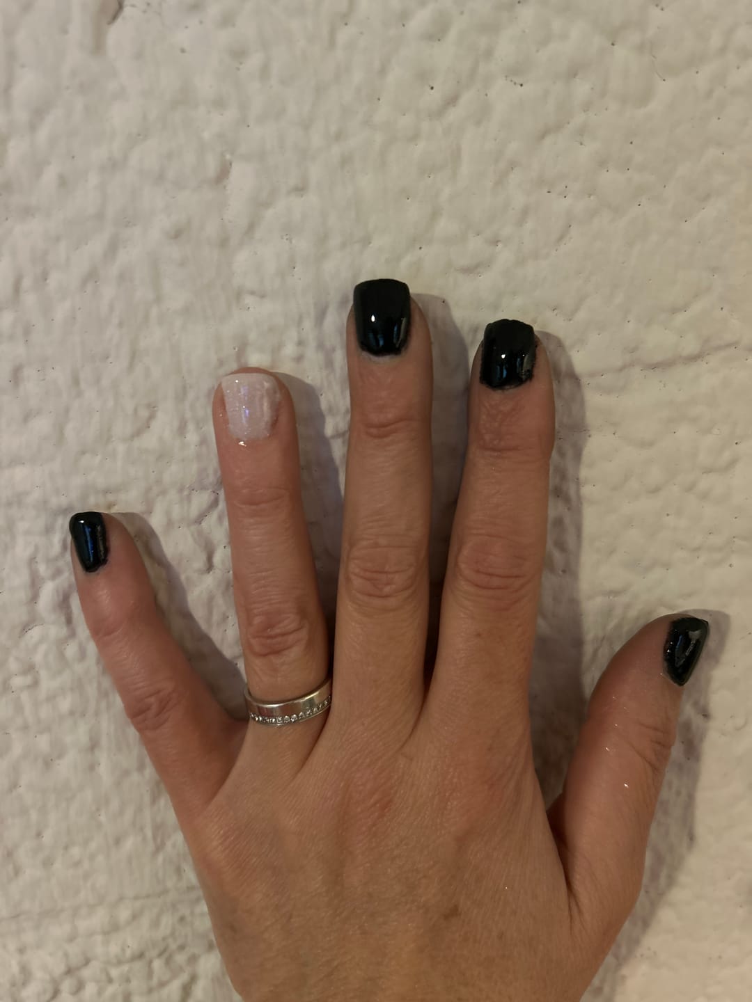 Customer photo review of Sapphire Black Dipping Powder