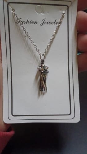 Customer photo review of Eternal Embrace Necklace