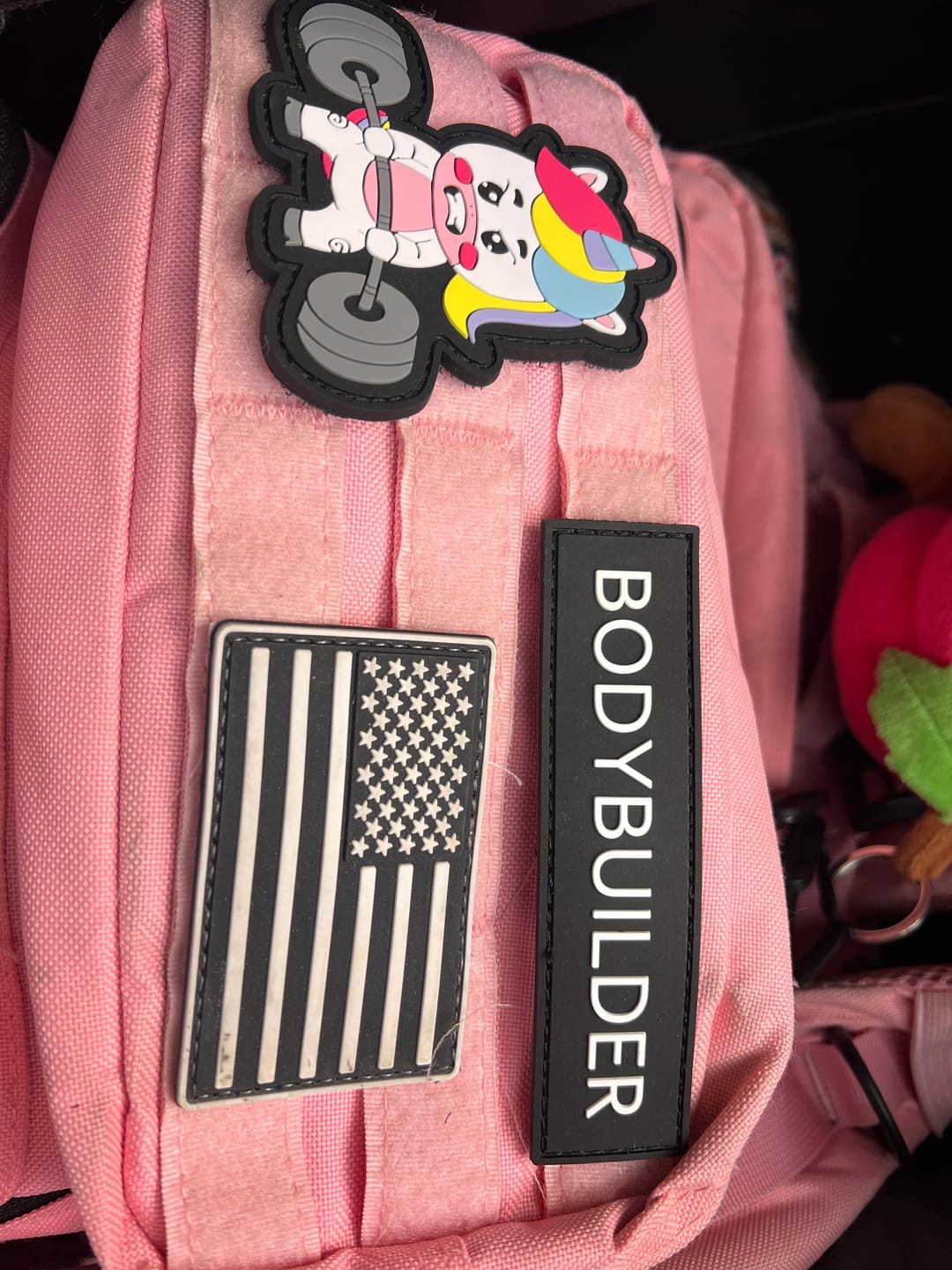 Customer photo review of Parche Unicornio Bodybuilder