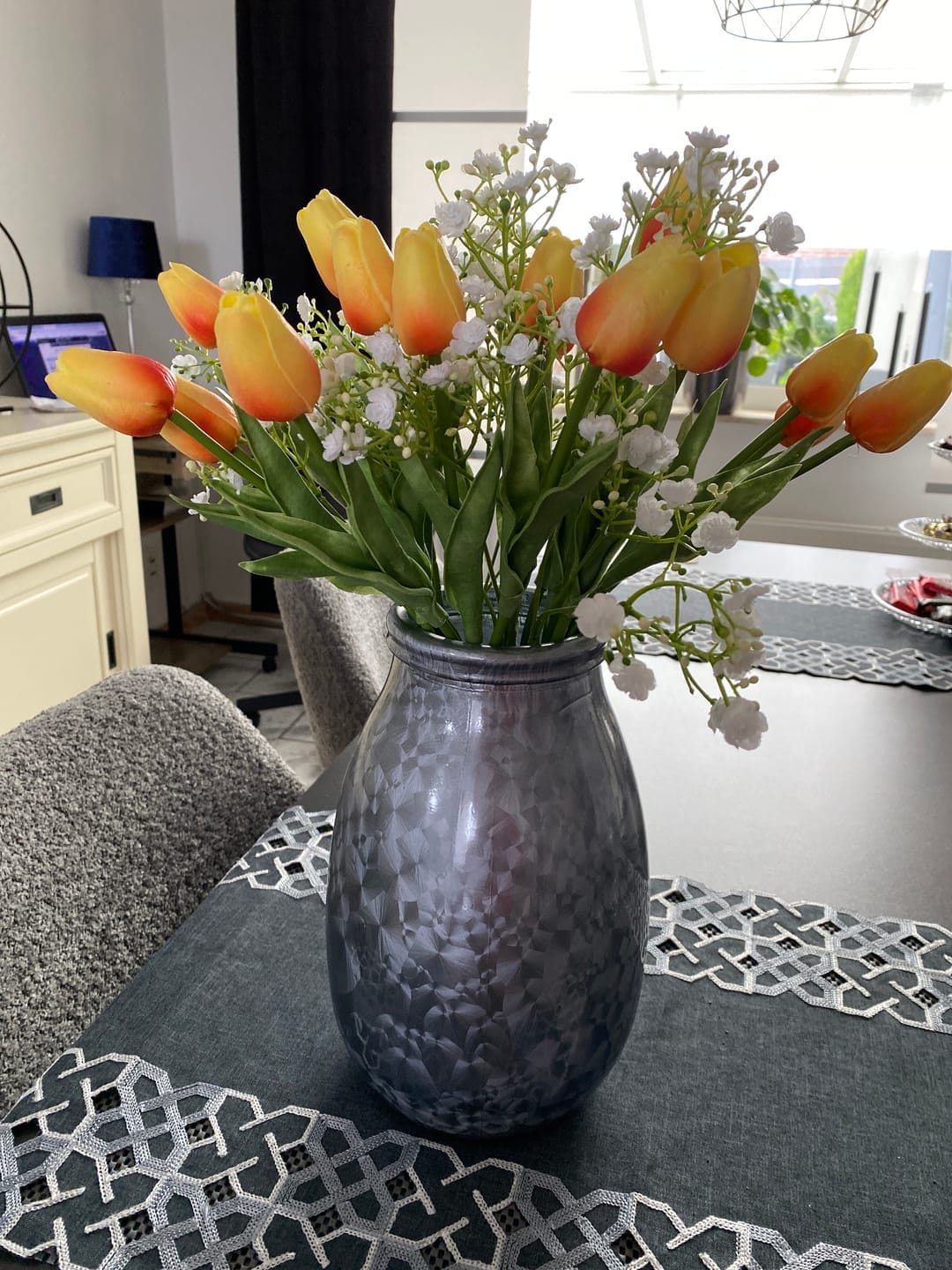 Customer photo review of Tulipes - Pêche (25 Tiges)