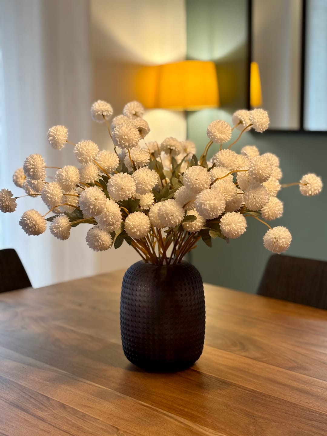 Customer photo review of Zijden Kiku Bloemen - Wit
