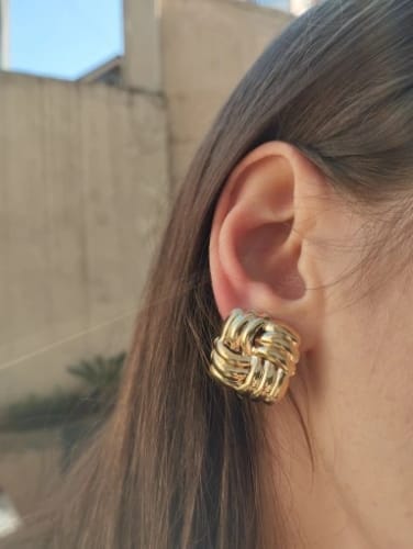 Customer photo review of Paris Earrings