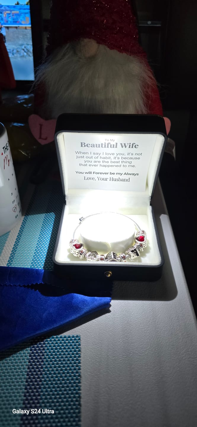 Customer photo review of To My Wife - You Are The Best Thing Bracelet