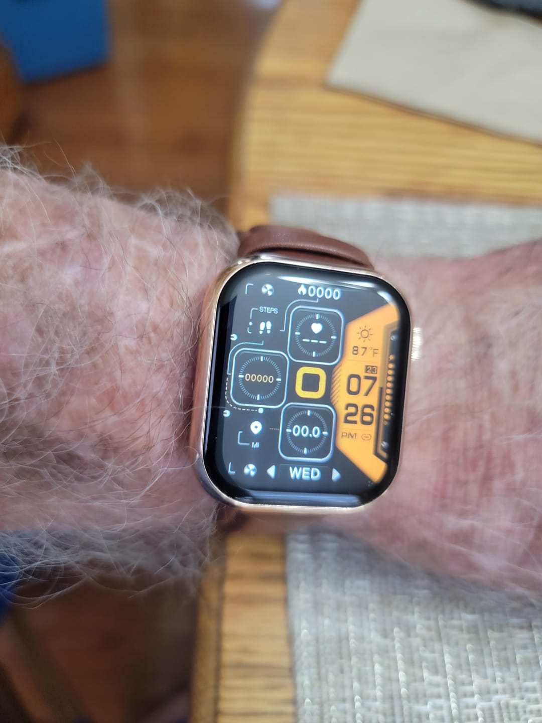 Customer photo review of Bearscome Blood Sugar Blood Pressure Blood oxygen Sleep Monitoring Waterproof Smartwatch